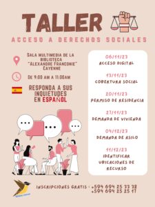 Affiche atelier des droits - Espagnol